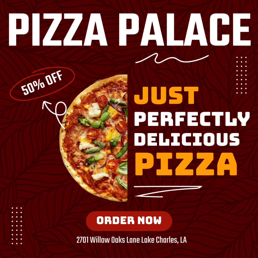 Bold restaurant branding highlighting restaurant brand consistency with vibrant fonts and rich color contrast.